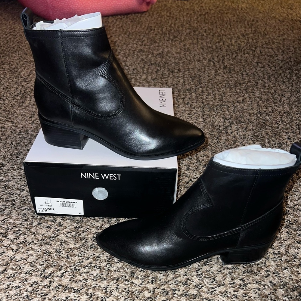 Nine West leather boots